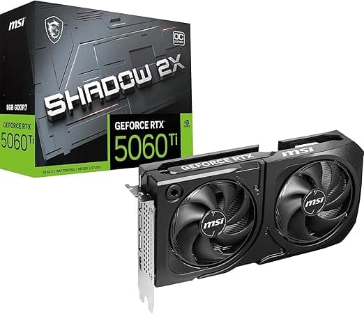 PLACA DE VIDEO NV RTX 5060 TI 8GB GDDR7 128BITS VENTUS 2X OC PLUS
