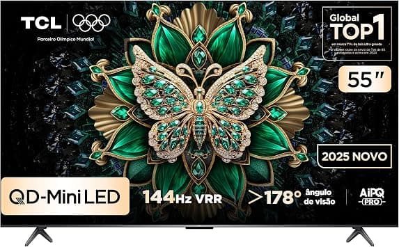 Smart Tv TCL 55" C6K QD-Mini LED 4K 120Hz