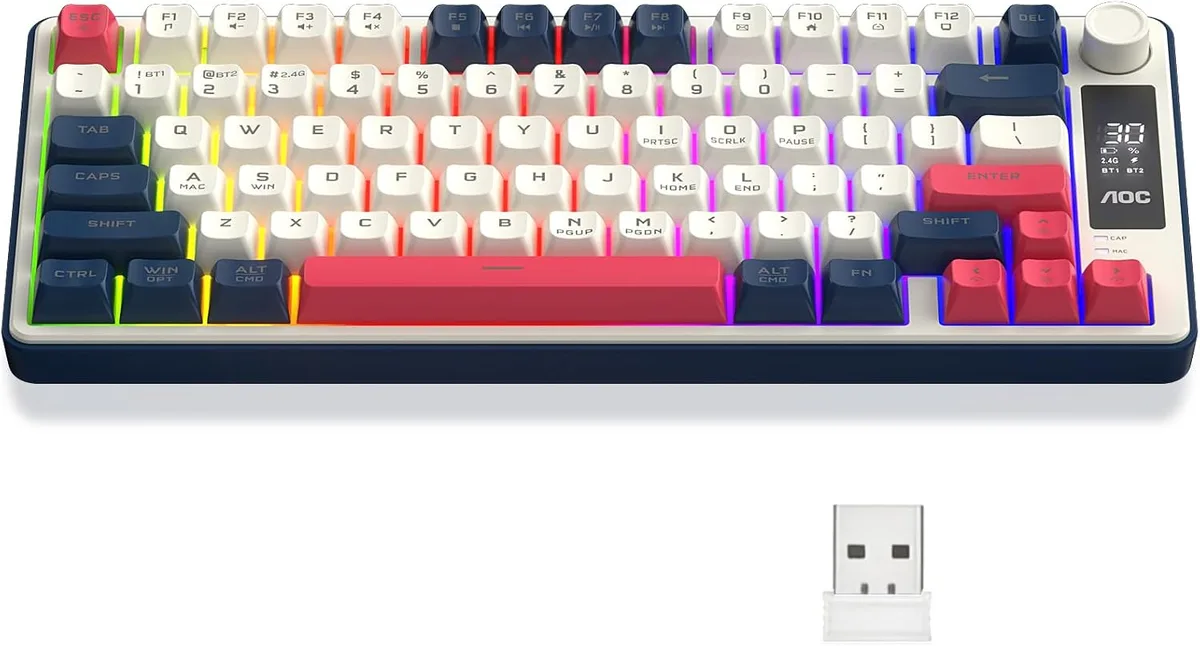Teclado sem fio AOC GK280 70%