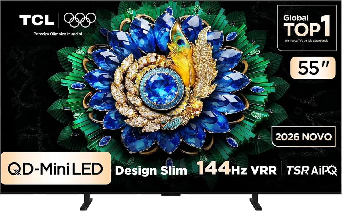 Smart Tv TCL 55" A400M QD-Mini LED 4K 120Hz