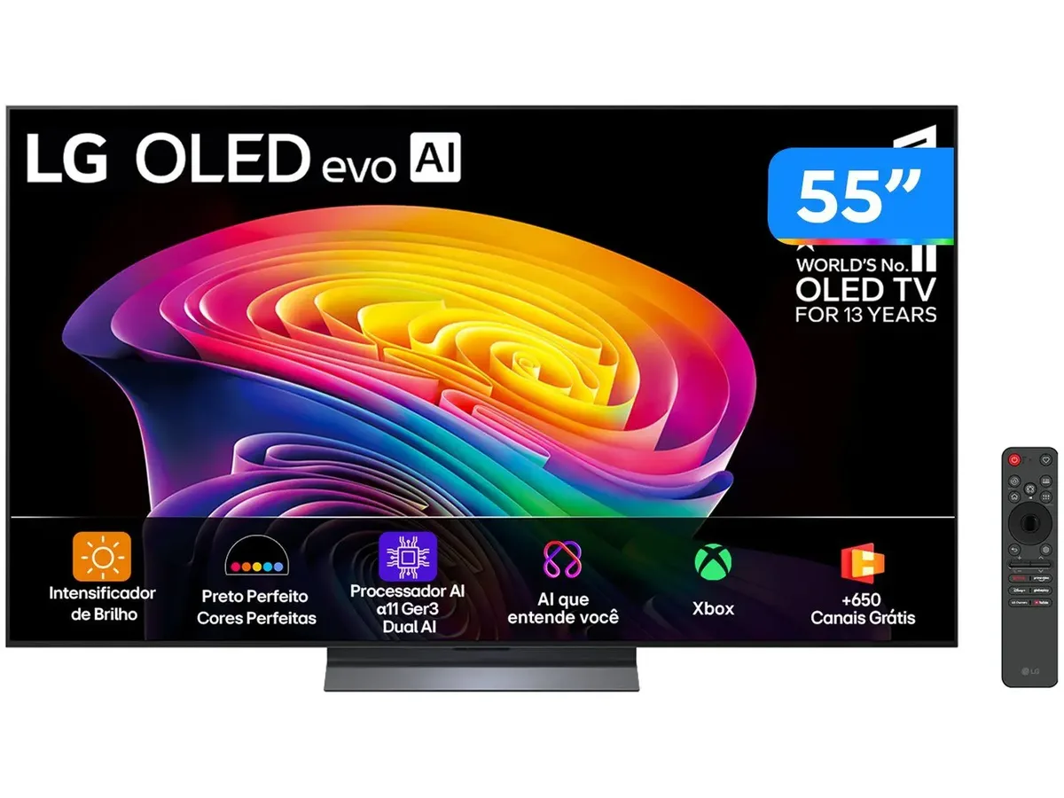 Smart TV 55" LG 4K Ultra HD OLED OLED55C6