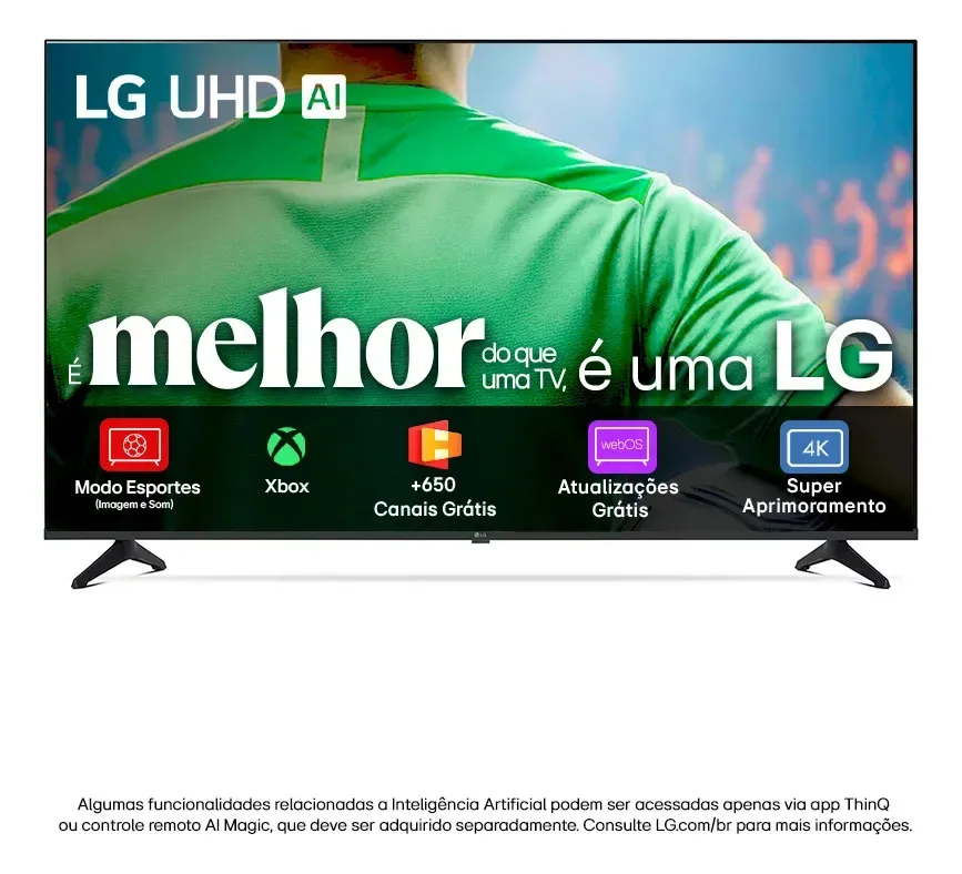 Smart TV LG UHD AI UA75 65" HDR10