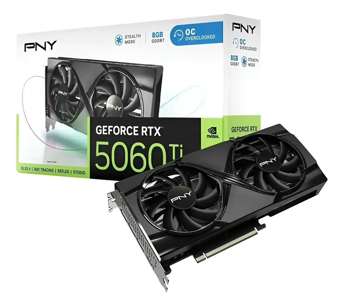 Placa de Vídeo PNY GeForce Nvidia RTX 5060 TI OC Edition (8GB GDDR7)