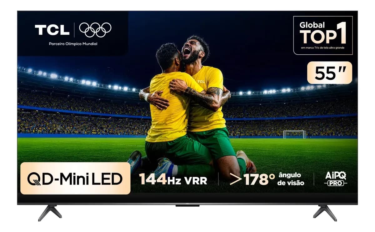 Smart Tv 55" TCL C6K QD-Mini LED 4K 144hZ