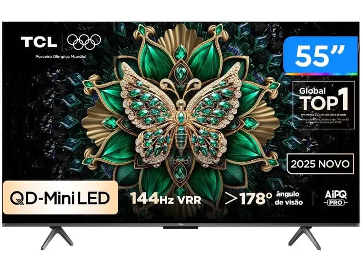 Smart Tv 55" TCL C6K QD-Mini LED 4K 144Hz