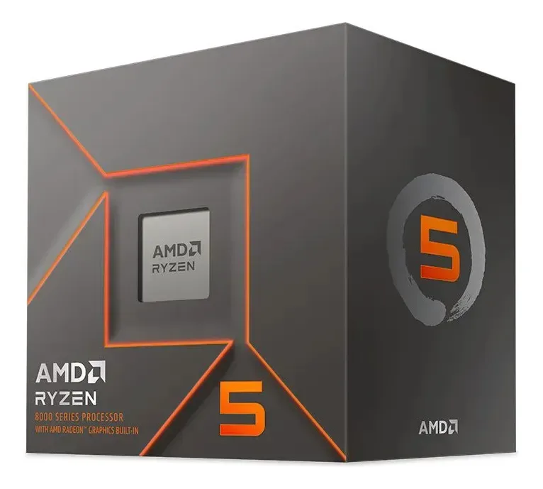 Processador AMD Ryzen 5 8500G, 3.5GHz (5.0GHz Turbo), 6-Cores 12-Threads, AM5