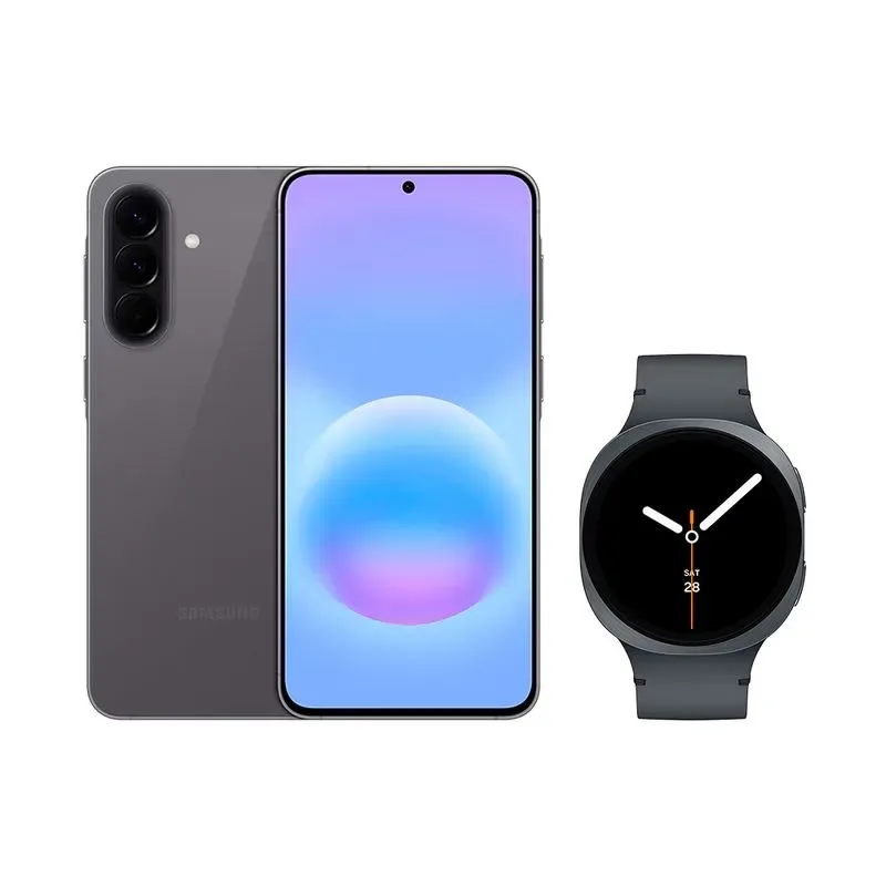 Galaxy A57 5G (128GB) Cinza + Galaxy Watch8 BT 44mm Grafite